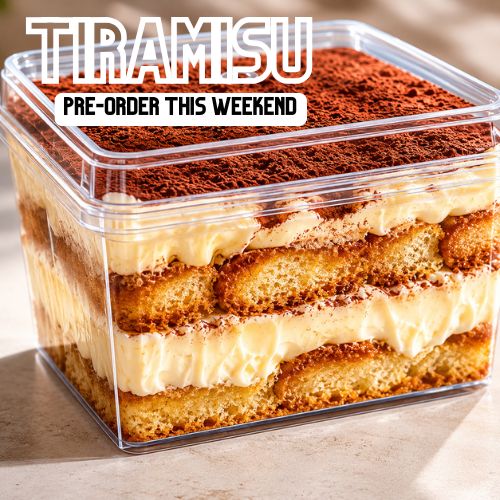 Tiramisu Pre-order - PICKUP 13-14TH JUNE